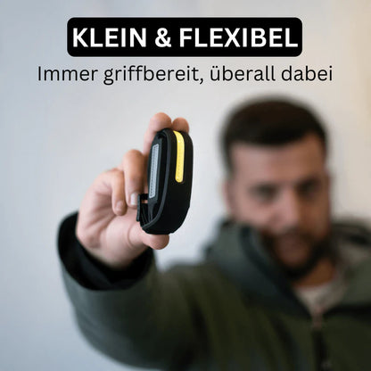 "ALPINEON-Mehr als Licht – ein Statement"  LED-Sensor-Stirnlampe mit integriertem Akku