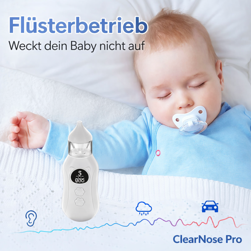 "ClearNose Pro" Der Nasensauger, der dein Baby nicht schreien lässt