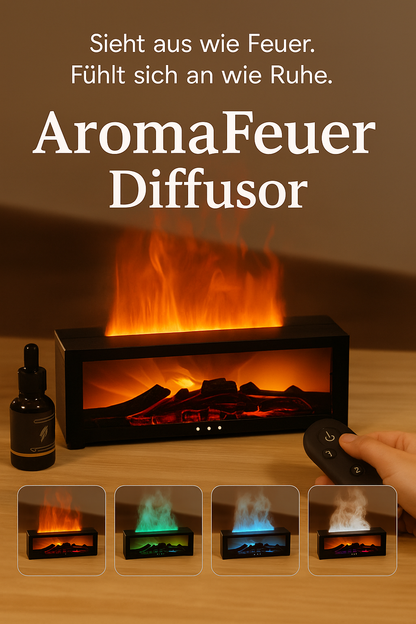 "AromaFeuer Diffusor" Nicht nur Duft – Atmosphäre auf Knopfdruck