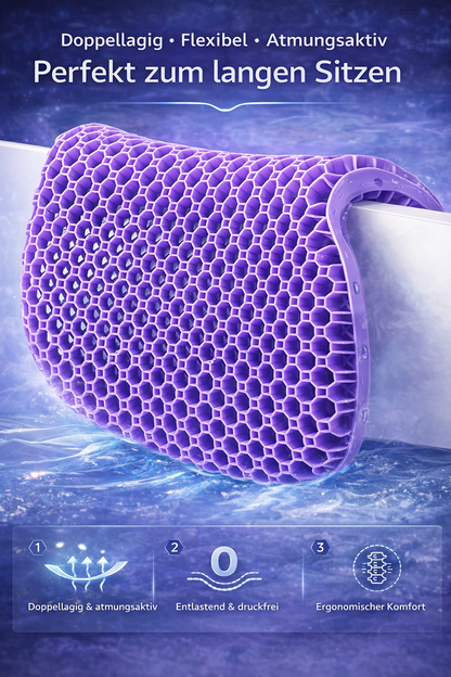 "AirRelief ProSeat" ergonomischer Sitzkomfort mit Luft- und Gelzirkulation