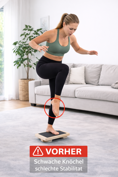 "AnkleCore"-Stärker stehen. Stabiler leben