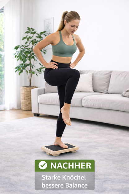 "AnkleCore"-Stärker stehen. Stabiler leben