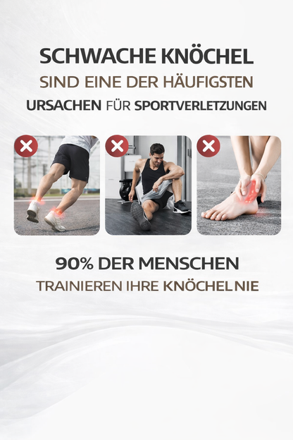 "AnkleCore"-Stärker stehen. Stabiler leben