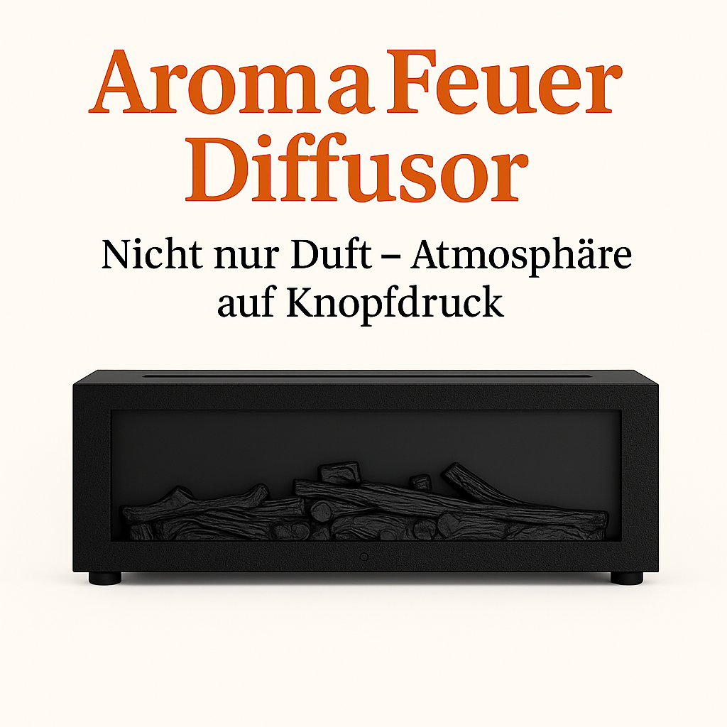 "AromaFeuer Diffusor" Nicht nur Duft – Atmosphäre auf Knopfdruck