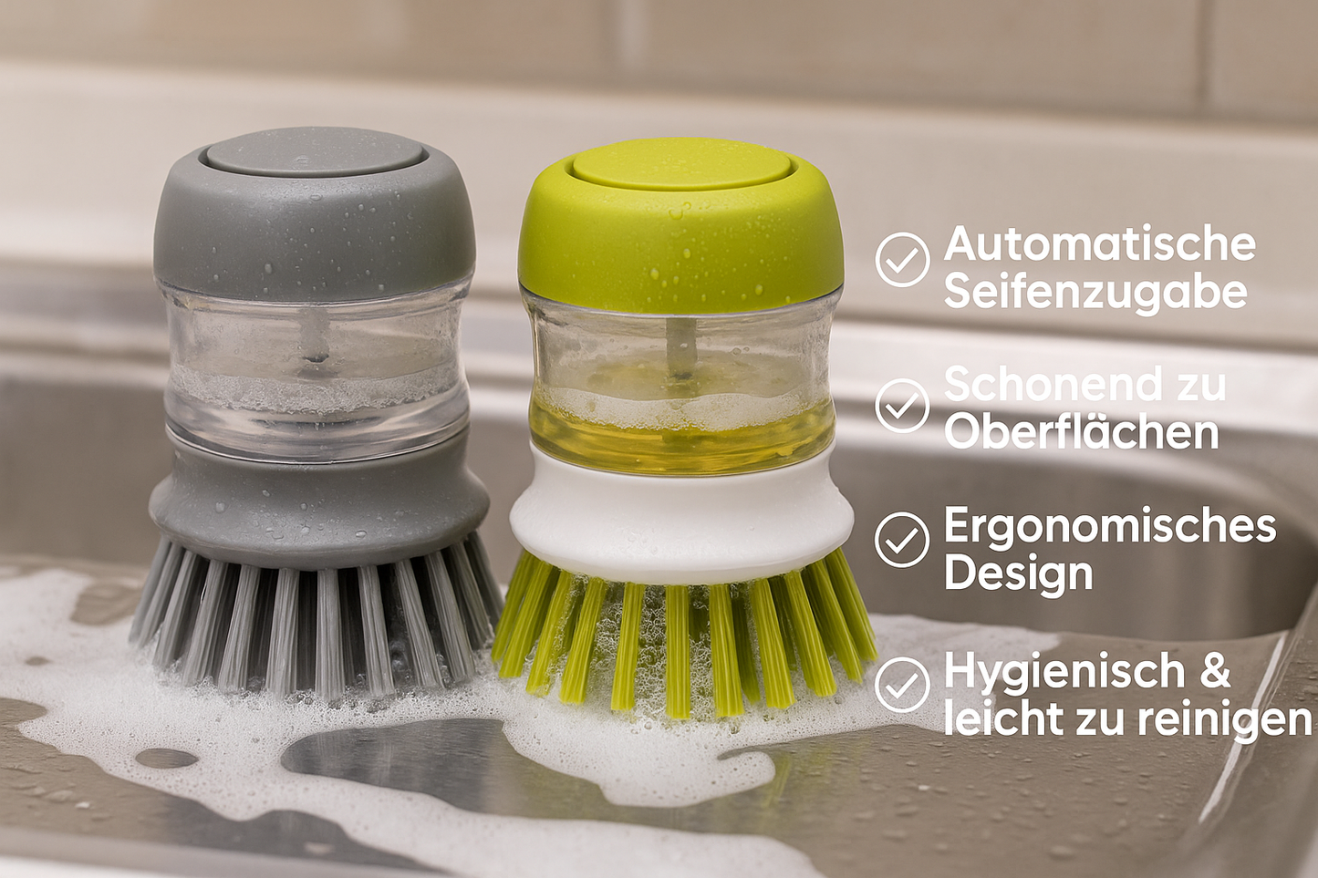 "CleanPress-Sauberkeit auf Knopfdruck" die neue Generation der Küchenreinigung